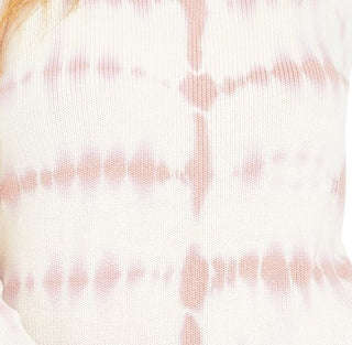 INC International Concepts Women's Petite Cotton Tie-Dye Sweater Pink Size Petite