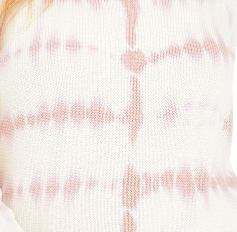 Suéter feminino Petite Cotton Tie-Dye da INC International Concepts, rosa, tamanho extra grande