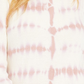Suéter feminino Petite Cotton Tie-Dye da INC International Concepts, rosa, tamanho pequeno