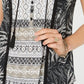 Top feminino com cadarço e borlas Style &amp; Co, preto, tamanho pequeno