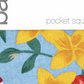 Lenço de bolso floral Bartlett masculino Bar III tamanho azul marinho regular