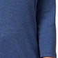 Blusa feminina Karen Scott de algodão com manga 3/4, azul, tamanho extra grande
