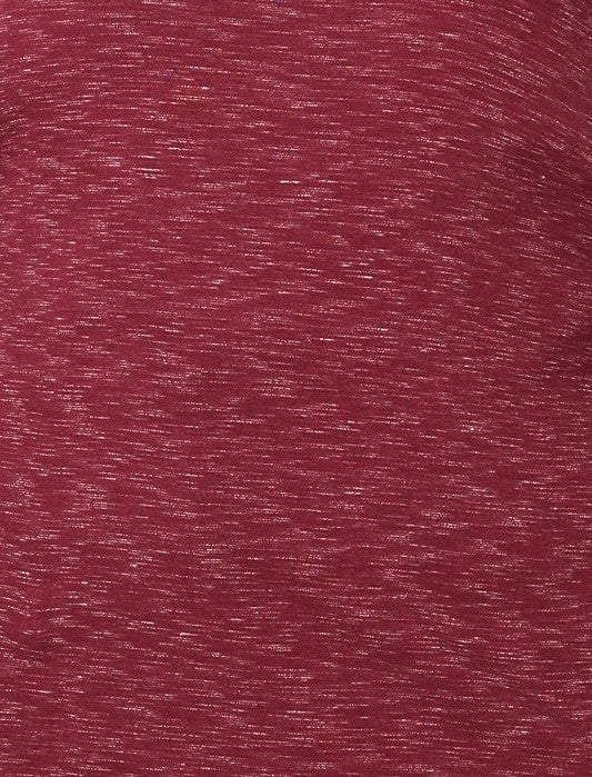 Karen Scott Blusa feminina plus size com estampa tingida com estampa espacial, manga 3/4, vermelha, tamanho 3, extra grande