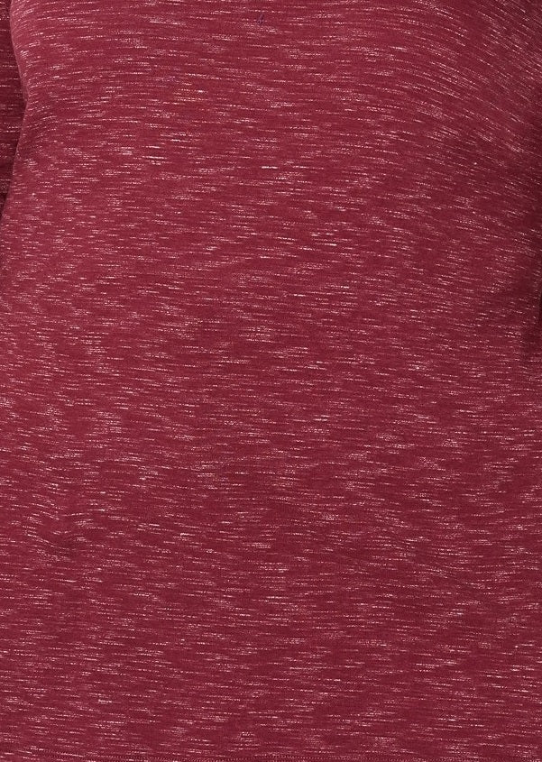 Karen Scott Plus Size Feminino Space-Dye Vermelho Tamanho Extra Grande
