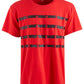 Camiseta gráfica masculina ID Ideology, tamanho médio, vermelha, 2, extragrande