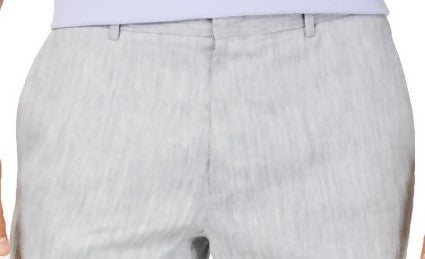 Shorts Alfani Masculino Alfatech com Cós Elástico de 9" Cinza Tamanho 40