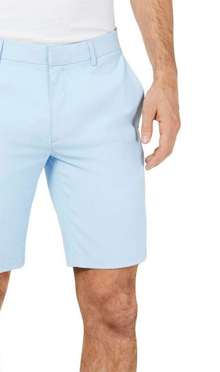 Shorts Alfani Masculino AlfaTech com Cós Elástico de 9" Pasblue Tamanho 36Reg