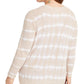 Suéter plus size de algodão tie-dye feminino INC International Concepts marrom tamanho 0X
