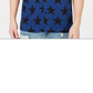 Camisa masculina American Rag com estampa de estrela e gola camp, azul marinho, tamanho extragrande