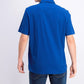 Camisa Seersucker Masculina Alfani Azul Tamanho Médio
