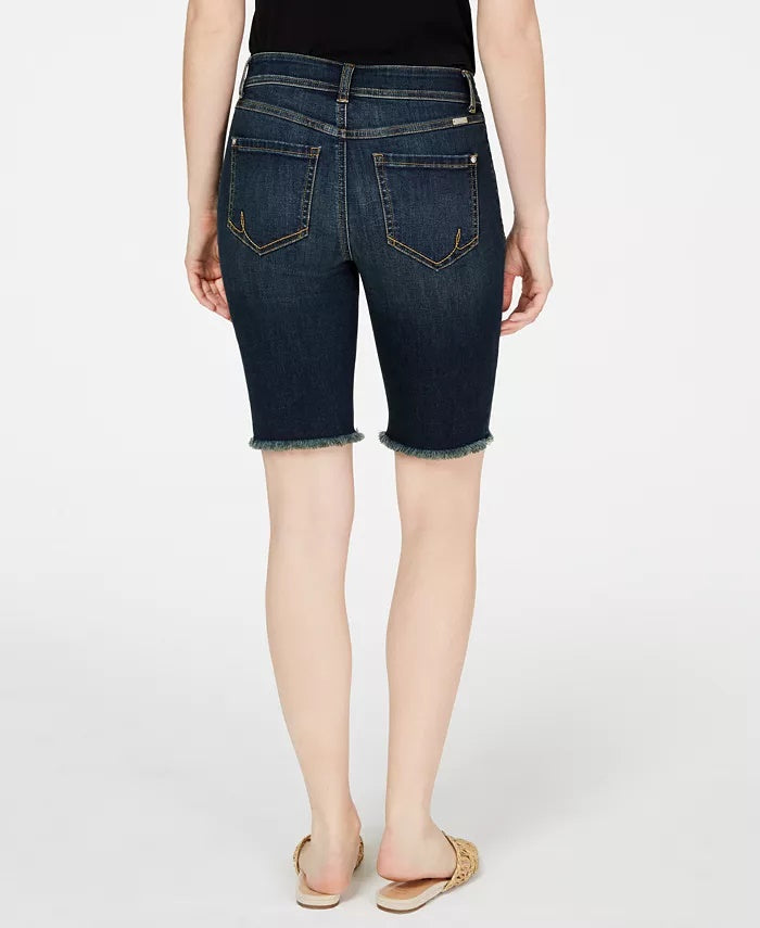Bermuda jeans feminina INC International Concepts azul tamanho 6