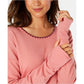 Blusa feminina Ideology com ponto cruz nas costas, tamanho pequeno
