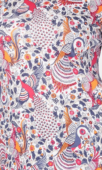 Charter Club Blusa feminina de algodão pima com estampa de gola canoa, branca, tamanho extra grande