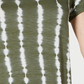 Blusa feminina com babados e tingimento tie-dye, tamanho grande, verde médio, estilo &amp; co
