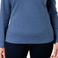 Karen Scott Top Henley de Algodão Feminino Azul Tamanho P
