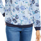 Moletom feminino Karen Scott Sport Key Garden Fleece Intrepid Blue, tamanho pequeno