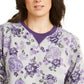 Moletom feminino Karen Scott Sport Key Garden Fleece Cassis tamanho 2 extra grande