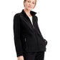 Jaqueta Karen Scott Zeroproof Feminina com Zíper Frontal, Preta, Tamanho Grande