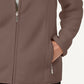 Jaqueta de lã Karen Scott Petite Zeroproof feminina, marrom, tamanho pequeno médio
