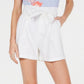 Shorts Paperbag Feminino INC International Concepts Branco Tamanho Médio