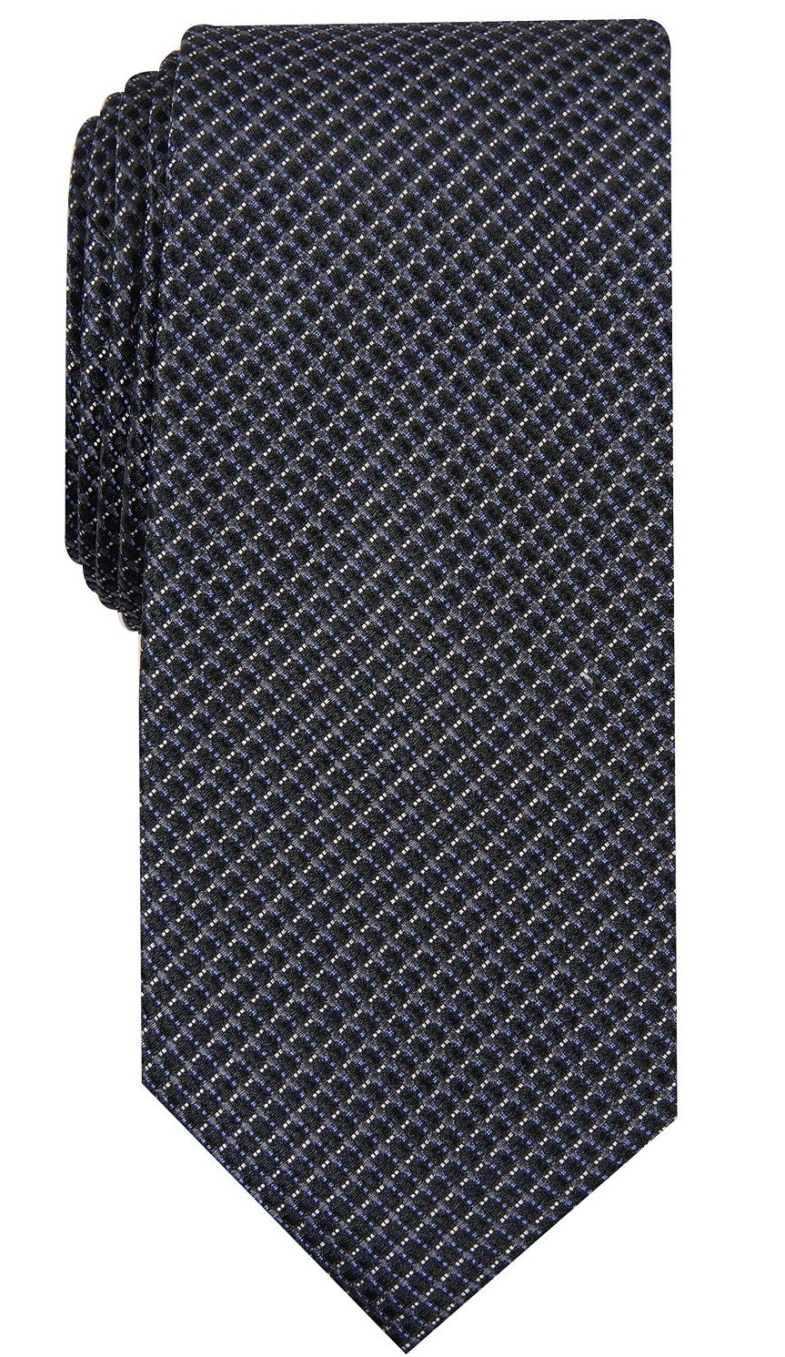 Gravata Alfani Masculina Costello Mini Slim Preta Tamanho Regular