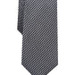 Gravata Alfani Masculina Neat Slim Preta Tamanho Regular