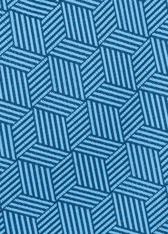 Gravata geométrica masculina Alfani tamanho azul marinho regular