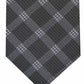 Gravata xadrez masculina Alfani preta tamanho regular