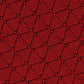 Gravata Alfani Masculina Slim Geométrica Vermelha Tamanho Regular
