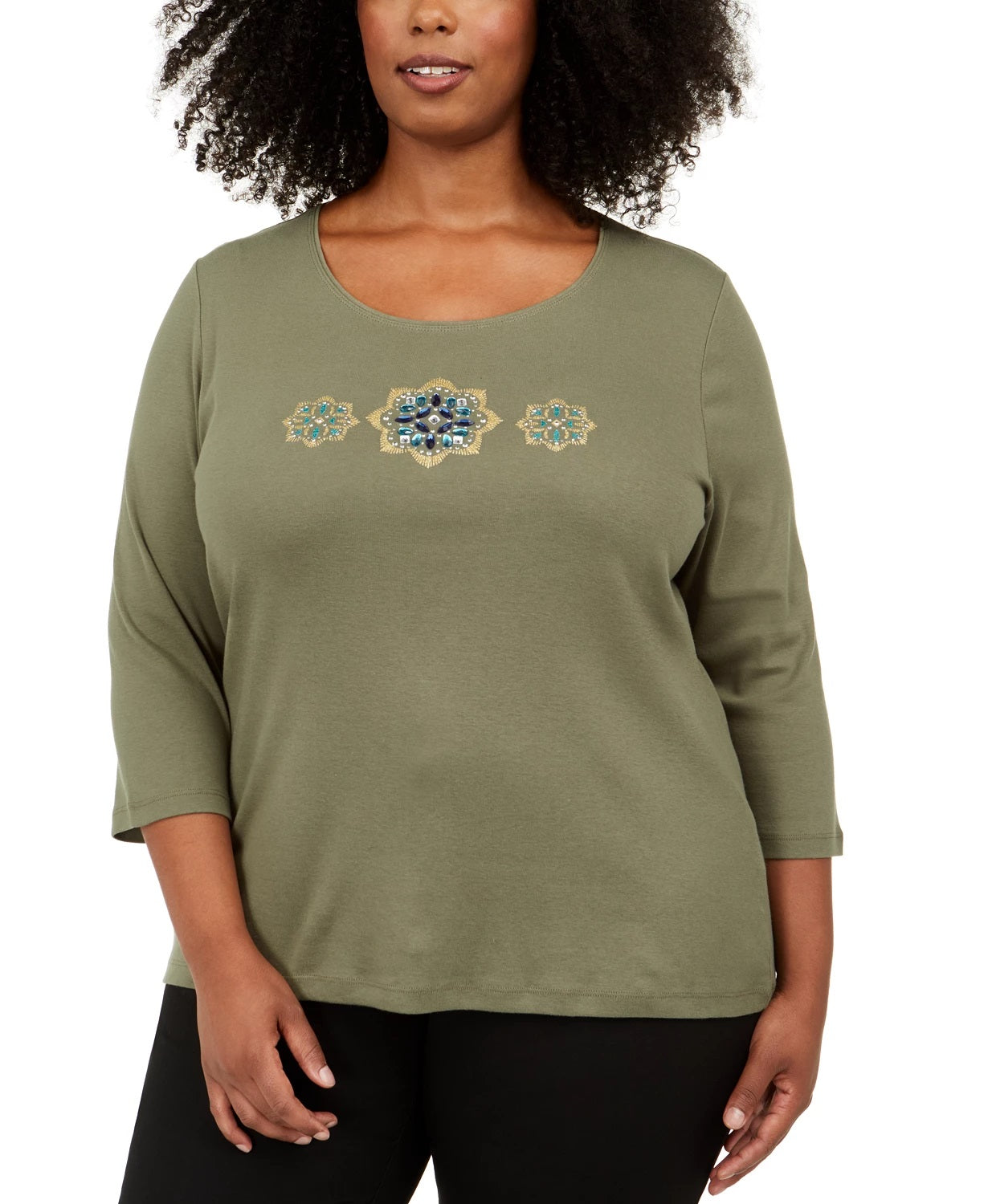 Leggings camufladas femininas plus size Ideology, verde, tamanho 3X