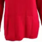 Karen Scott Suéter feminino plus size de algodão com bainha curva, vermelho brilhante, tamanho 3X
