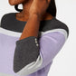 Karen Scott Suéter Listrado Feminino Gola Canoa Roxo Tamanho P