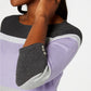 Karen Scott Suéter feminino listrado com decote canoa, roxo, tamanho extragrande