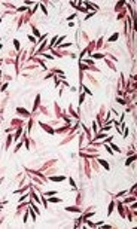 Cardigan feminino com estampa de folhas Karen Scott, branco, tamanho médio