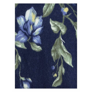 Karen Scott Cardigan Feminino Estampado Floral Azul Tamanho P