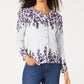 Karen Scott Cardigan Feminino Darcy Oasis com Botões Frontais Cinza Tamanho P