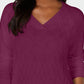 Karen Scott Suéter Feminino Ponto Cesto Roxo Tamanho Médio