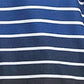 Karen Scott Sport Ombre Listrado Gola Alta Top Azul Marinho Tamanho X-G Feminino