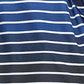 Karen Scott Blusa Feminina Listrada Ombré Gola Alta Azul Marinho Tamanho XXG
