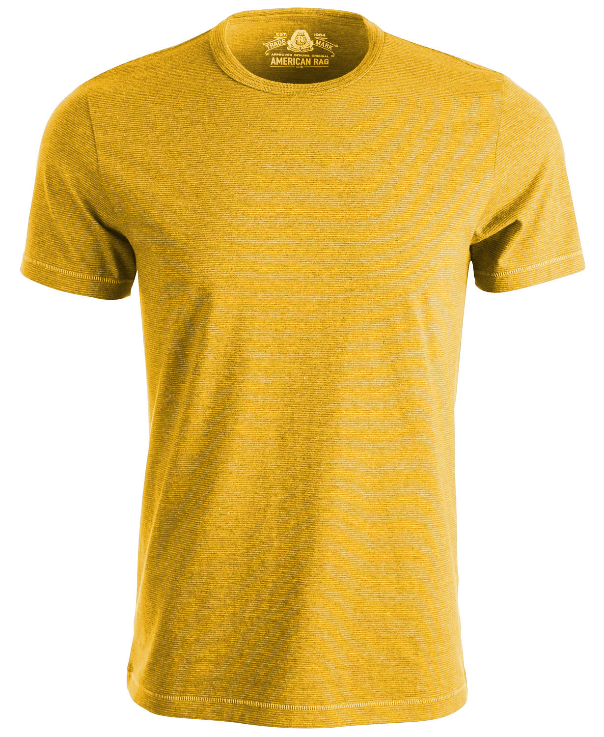 Camiseta listrada True Feeder masculina American Rag, amarela, tamanho extra grande