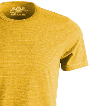Camiseta listrada True Feeder masculina American Rag, amarela, tamanho extra grande