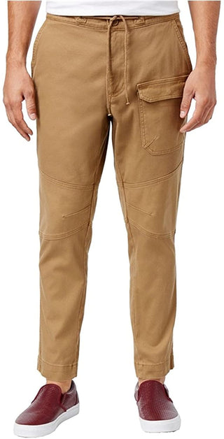 Calça de corrida articulada masculina American Rag marrom tamanho X-G