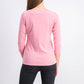 Karen Scott Top Feminino de Algodão com Ilhós Rosa Escuro Tamanho P