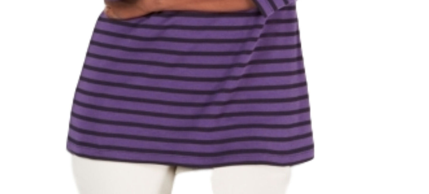Karen Scott Blusa Listrada Feminina Roxa Tamanho P