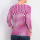 Karen Scott Blusa Listrada Feminina Roxa Tamanho Extra Pequeno