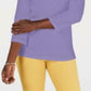 Karen Scott Top Feminino com Acabamento em Ilhós Roxo Tamanho 2 Extra Grande