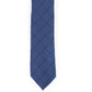 Gravata Alfani Masculina Windowpane Azul Marinho Tamanho Regular
