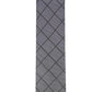 Gravata Alfani Windowpane Masculina Cinza Tamanho Regular
