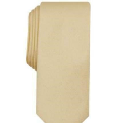 Gravata Skinny Bar III Masculina Valley Solid Marrom Tamanho Regular