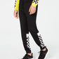 Calça de moletom xadrez masculina Ideology preta tamanho 3 extra grande